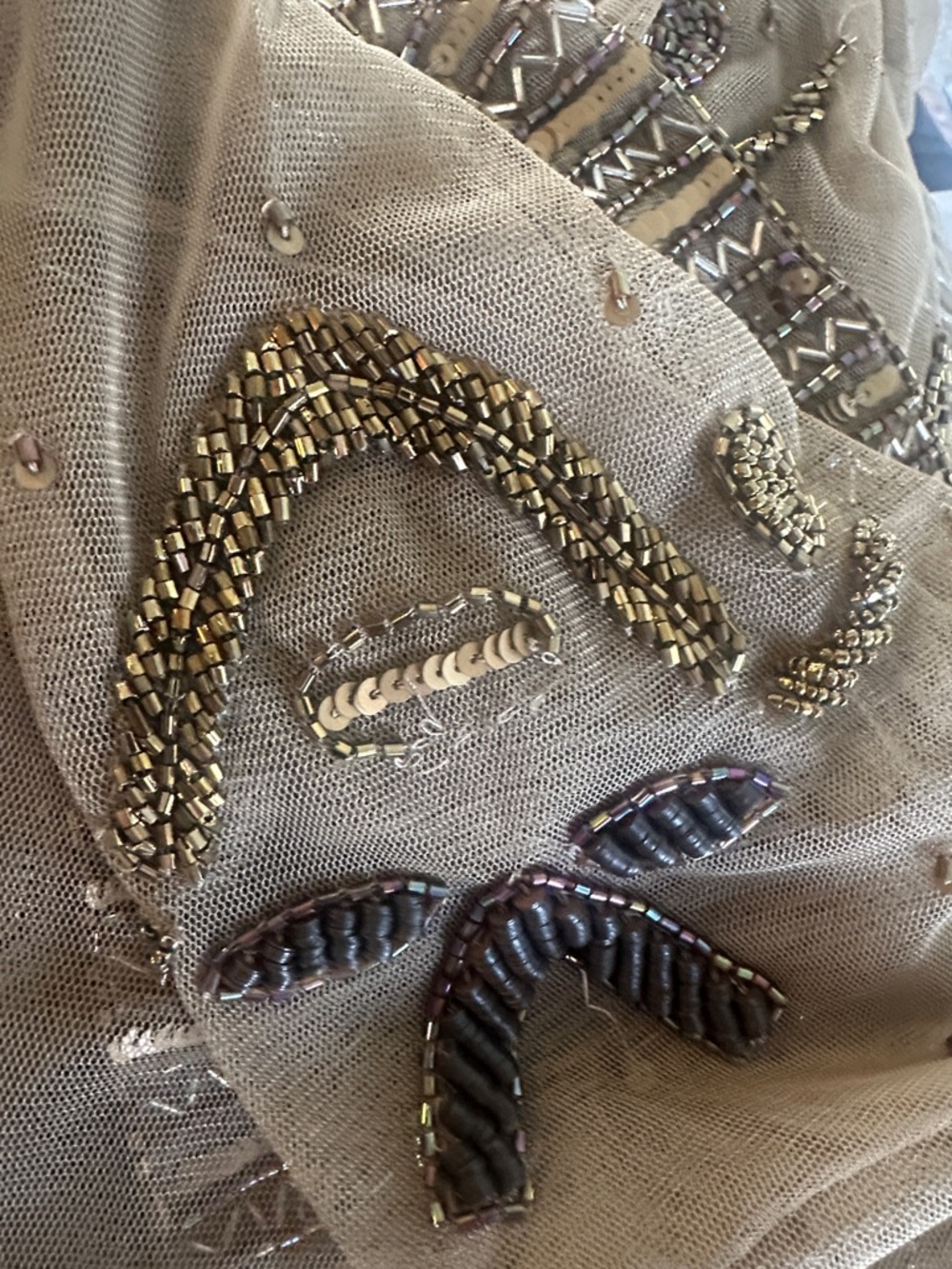 Zara limited edition BEADED SEQUIN KIMONO (missing some beads, check photos) - Picture 16 of 16